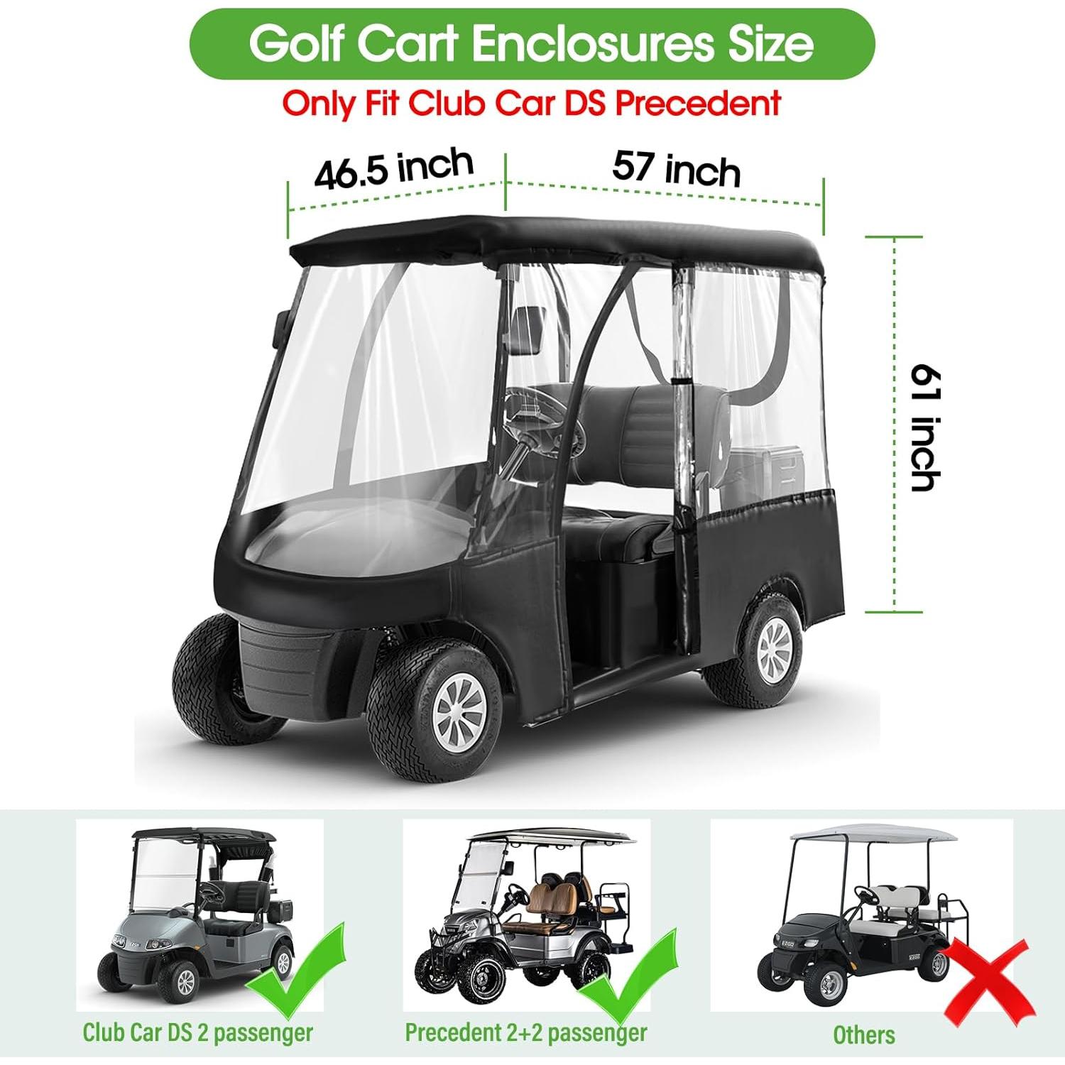 Cubierta para Carro de Golf Solim 2 Pasajeros 600D Oxford