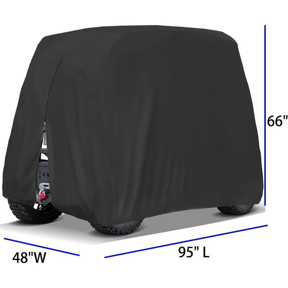Cubierta Impermeable para Carro de Golf Amberr - Ajuste Universal 2 Pasajeros