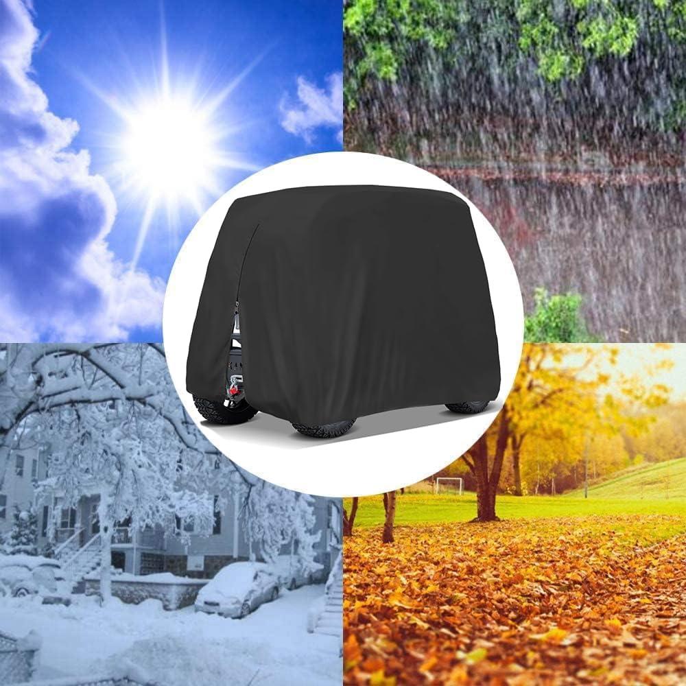 Cubierta Impermeable para Carro de Golf Amberr - Ajuste Universal 2 Pasajeros