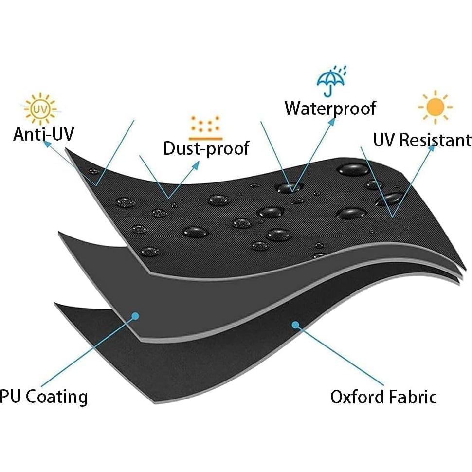 Cubierta Impermeable para Carro de Golf Amberr - Ajuste Universal 2 Pasajeros