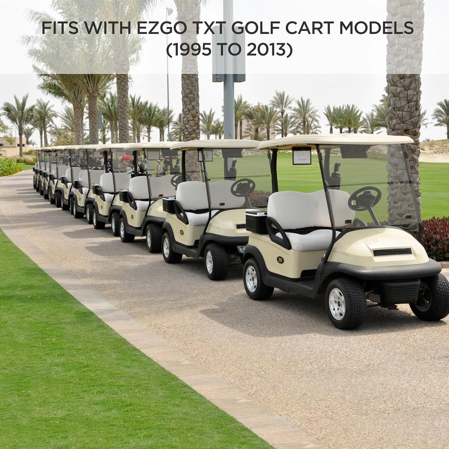 Parabrisas EZGO TXT 1995-2013 Plegable UV Resistente a Impactos