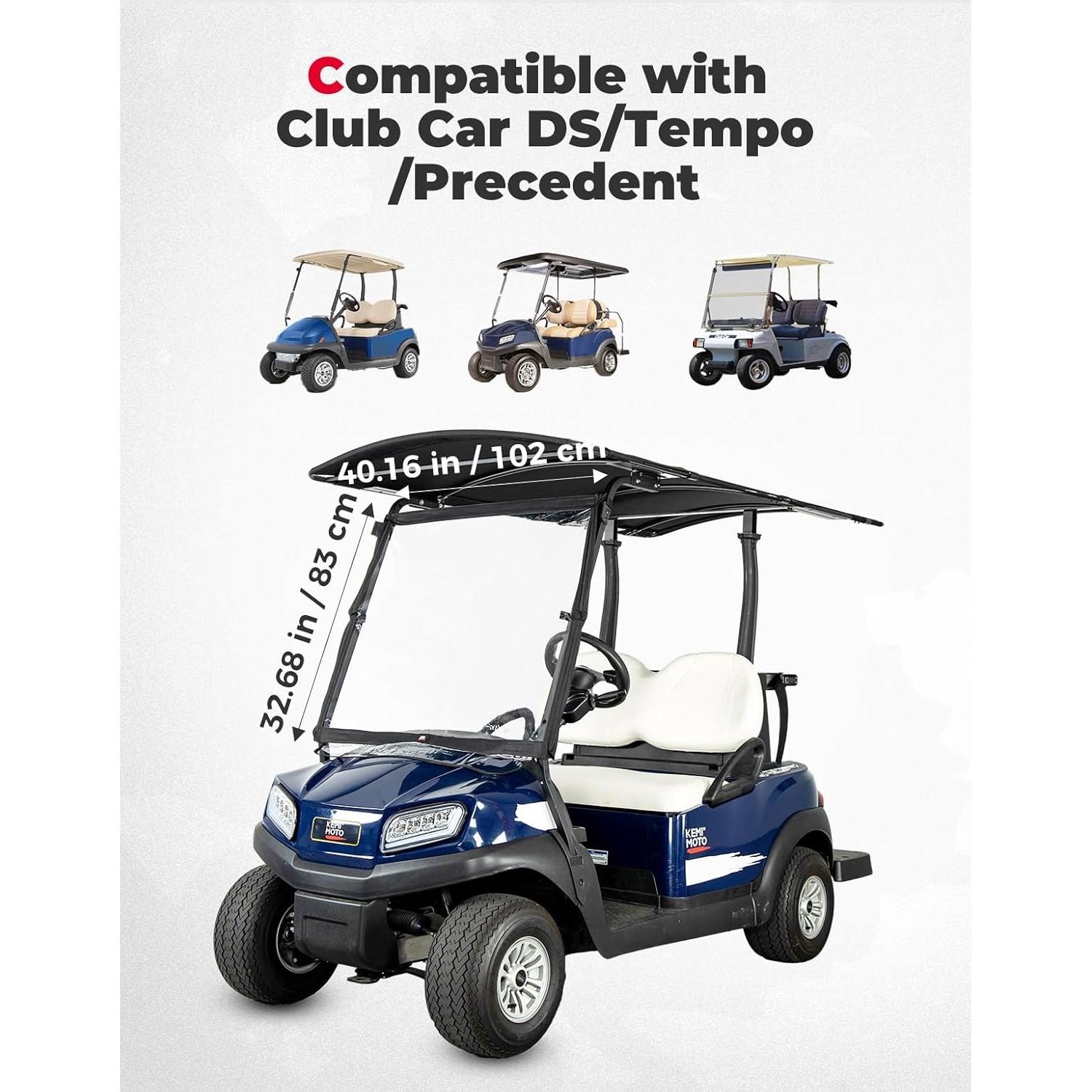 Parabrisas Plegable KEMIMOTO para Carro de Golf Club Car