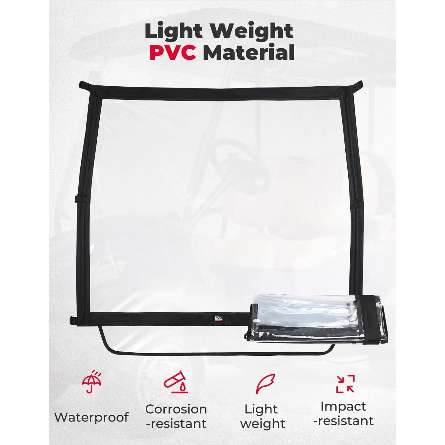 Parabrisas Plegable KEMIMOTO para Carro de Golf Club Car