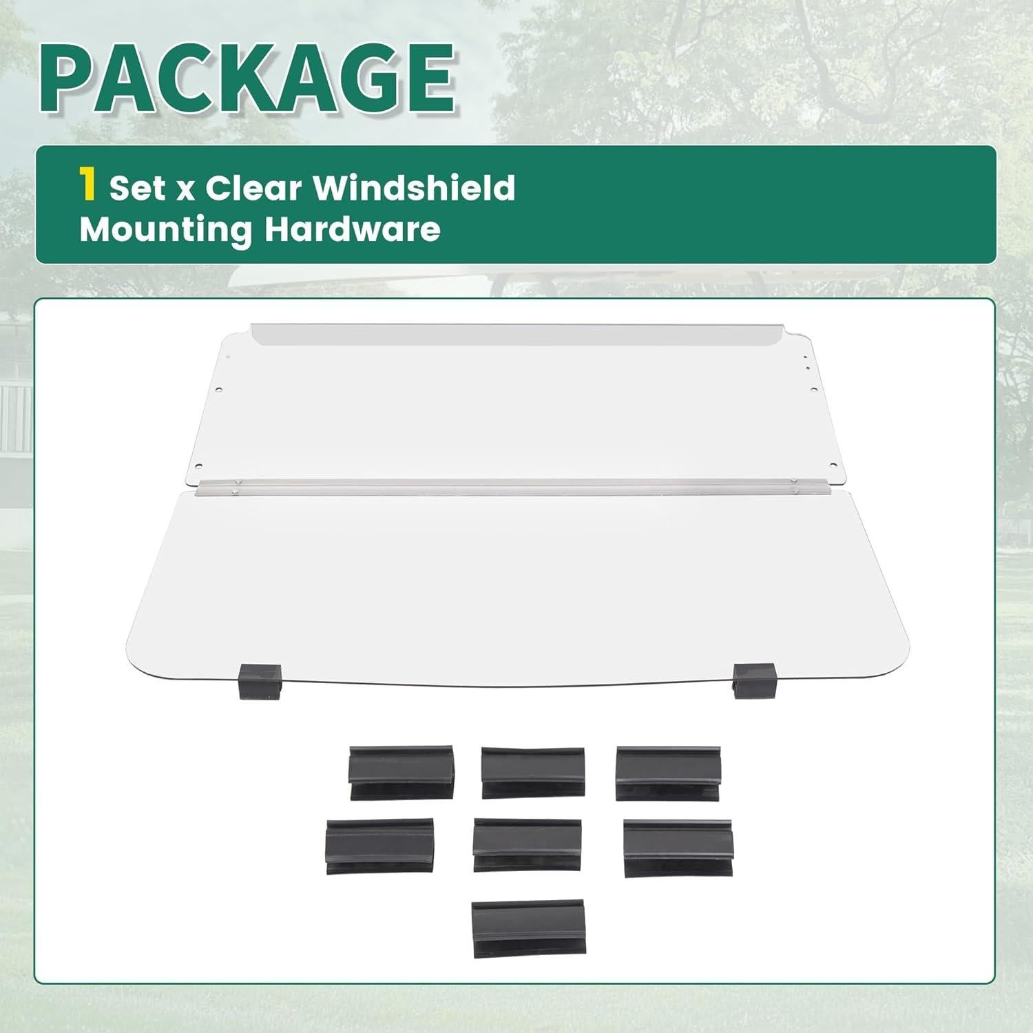 Parabrisas Claro ECOTRIC para Carrito de Golf Club Car DS 1982-2000.5