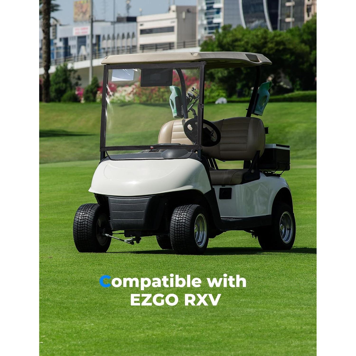 Parabrisas Plegable KEMIMOTO para Carrito de Golf EZGO RXV
