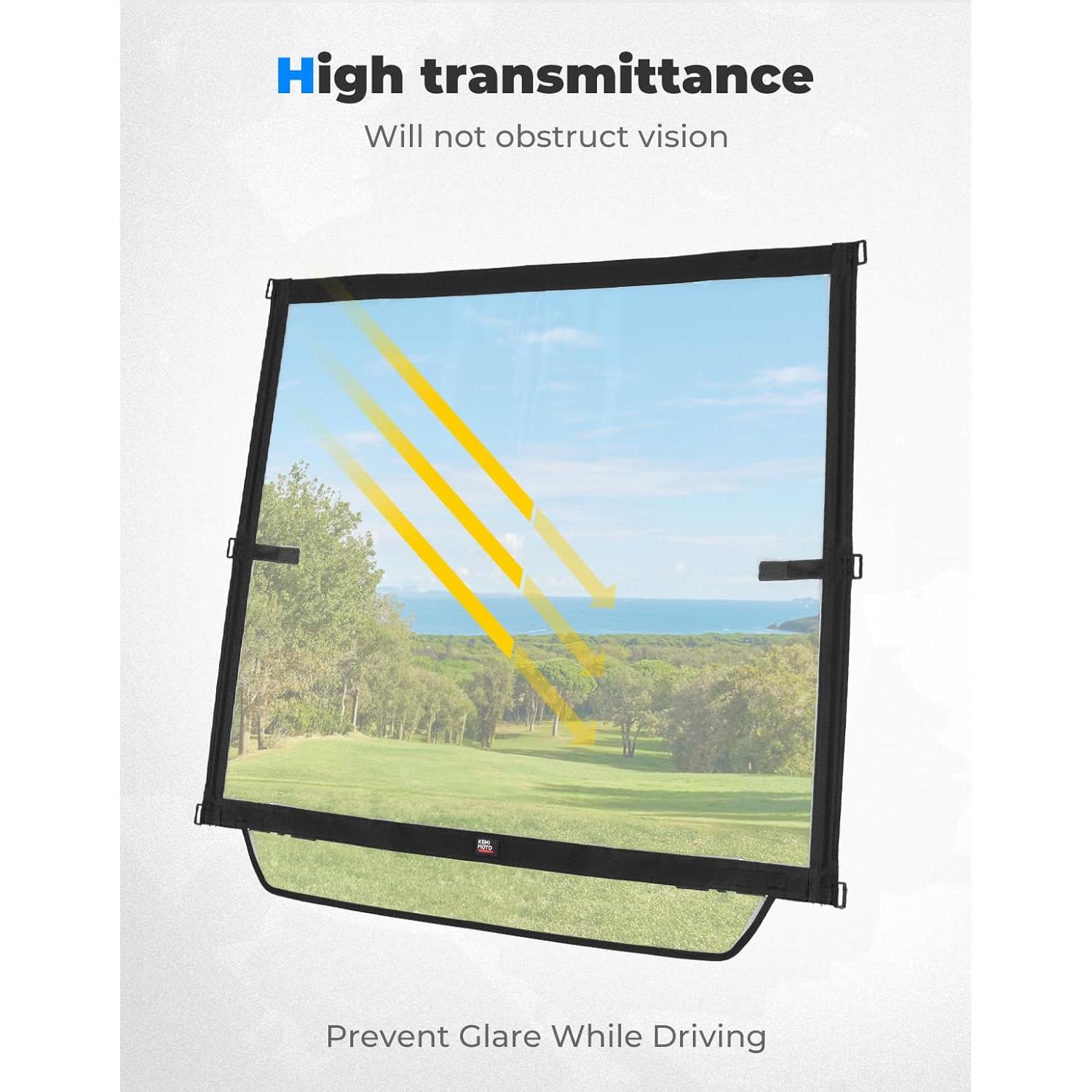 Parabrisas Plegable KEMIMOTO para Carro de Golf EZGO TXT 1994-2013