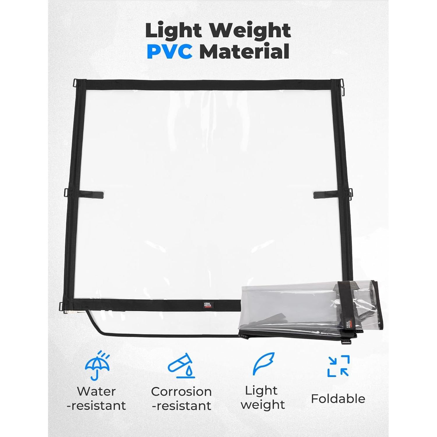 Parabrisas Plegable KEMIMOTO para Carro de Golf EZGO TXT 1994-2013