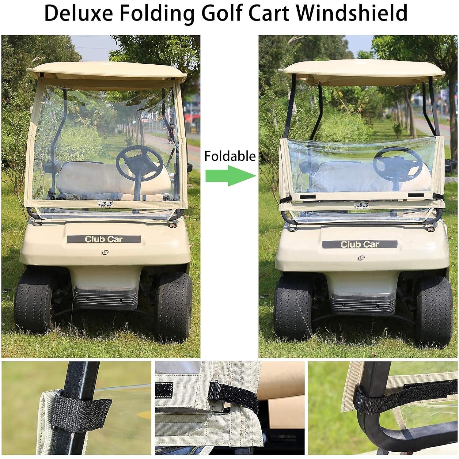 Parabrisas Plegable 10L0L para Carro de Golf Club Car DS