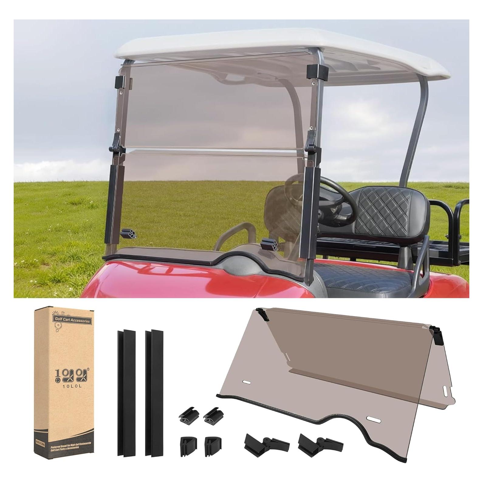 Parabrisas Plegable 10L0L para Carrito Golf EZGO RXV 2008+ 97x82.5cm