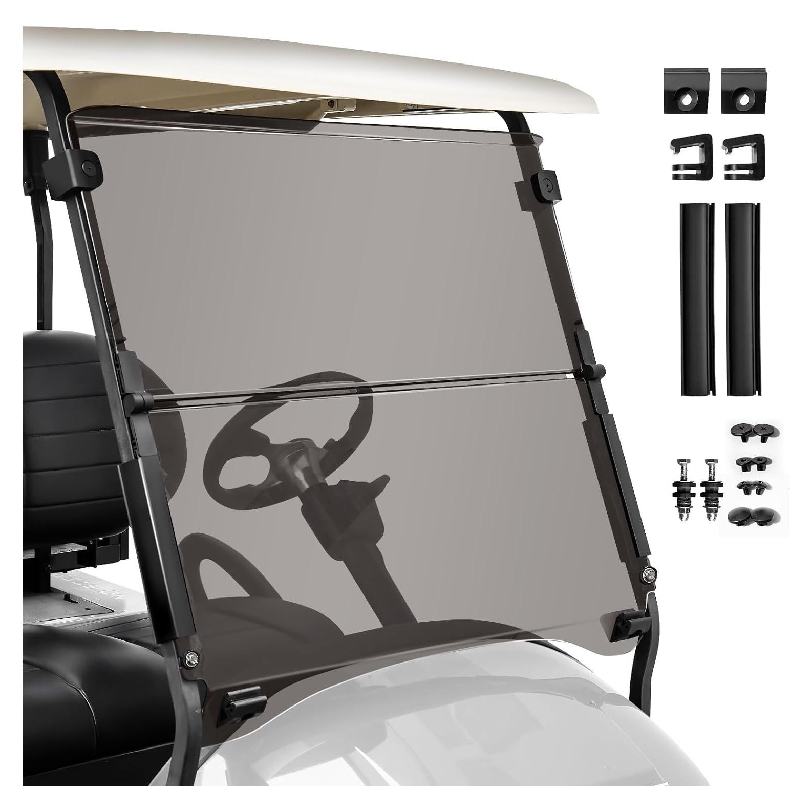 Parabrisas Tinteado 4.5mm PZWLI para Carro de Golf Club Car 2004-Up