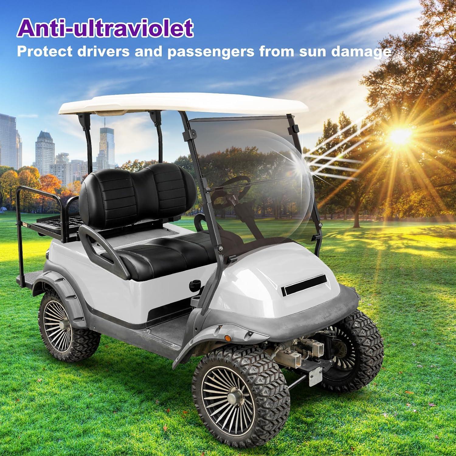 Parabrisas Tinteado 4.5mm PZWLI para Carro de Golf Club Car 2004-Up