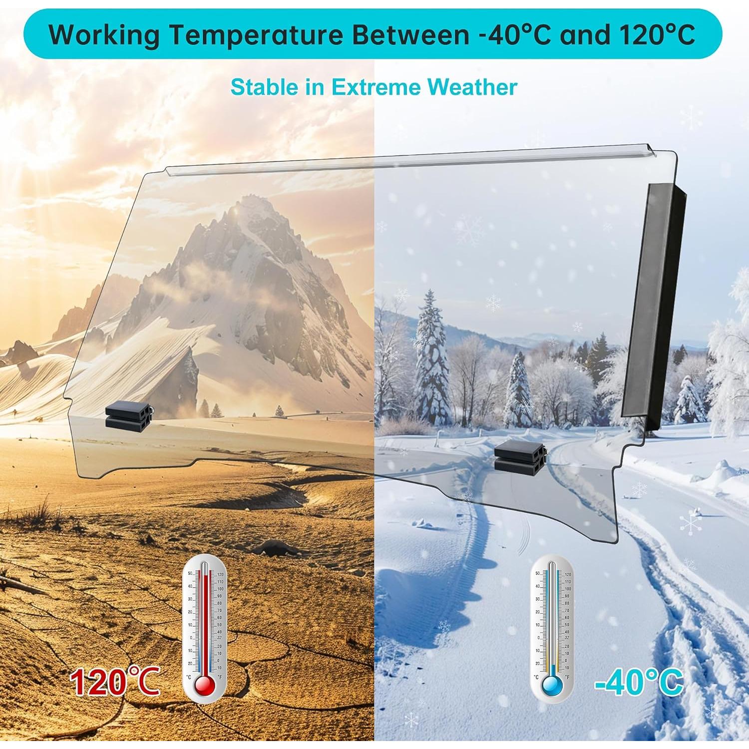 Parabrisas Claro 10L0L para Carro de Golf EZGO TXT 1995-2013