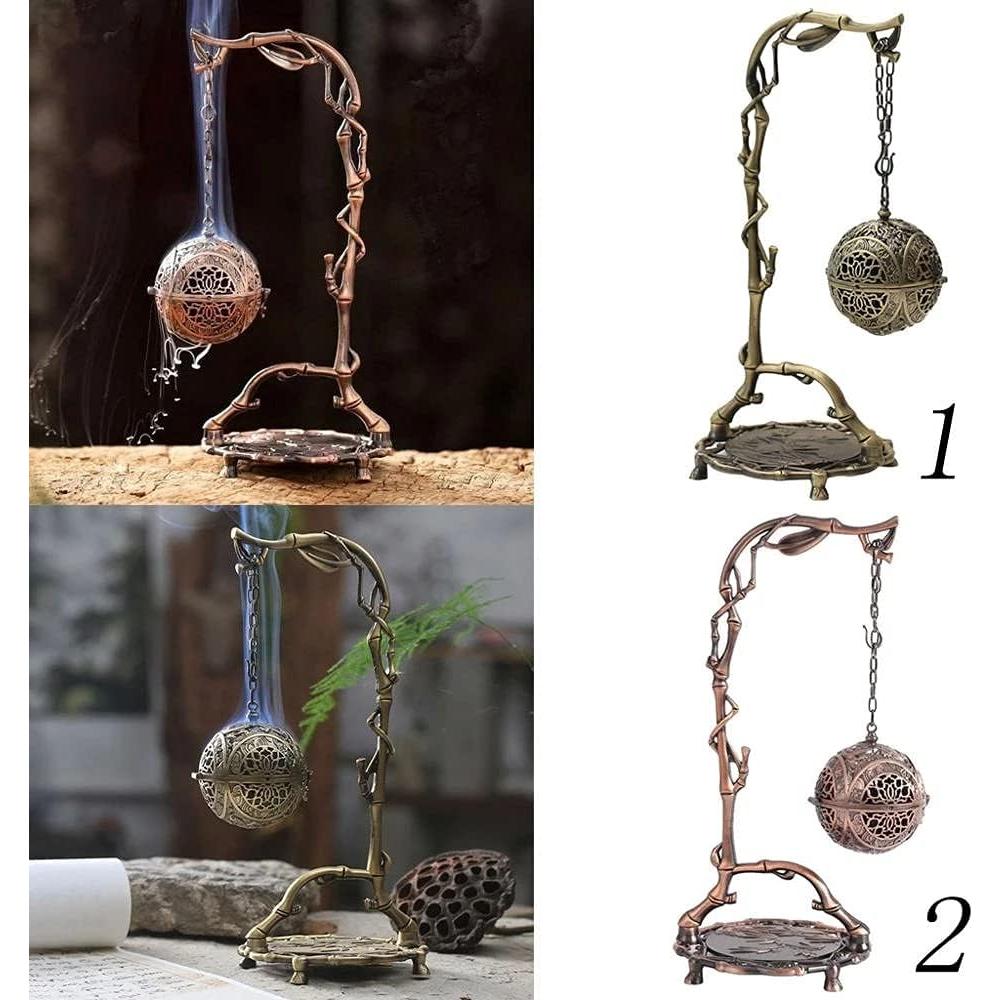 Horno de Incienso Colgante Dragón Chino ZXJJ 28.5cm Metal