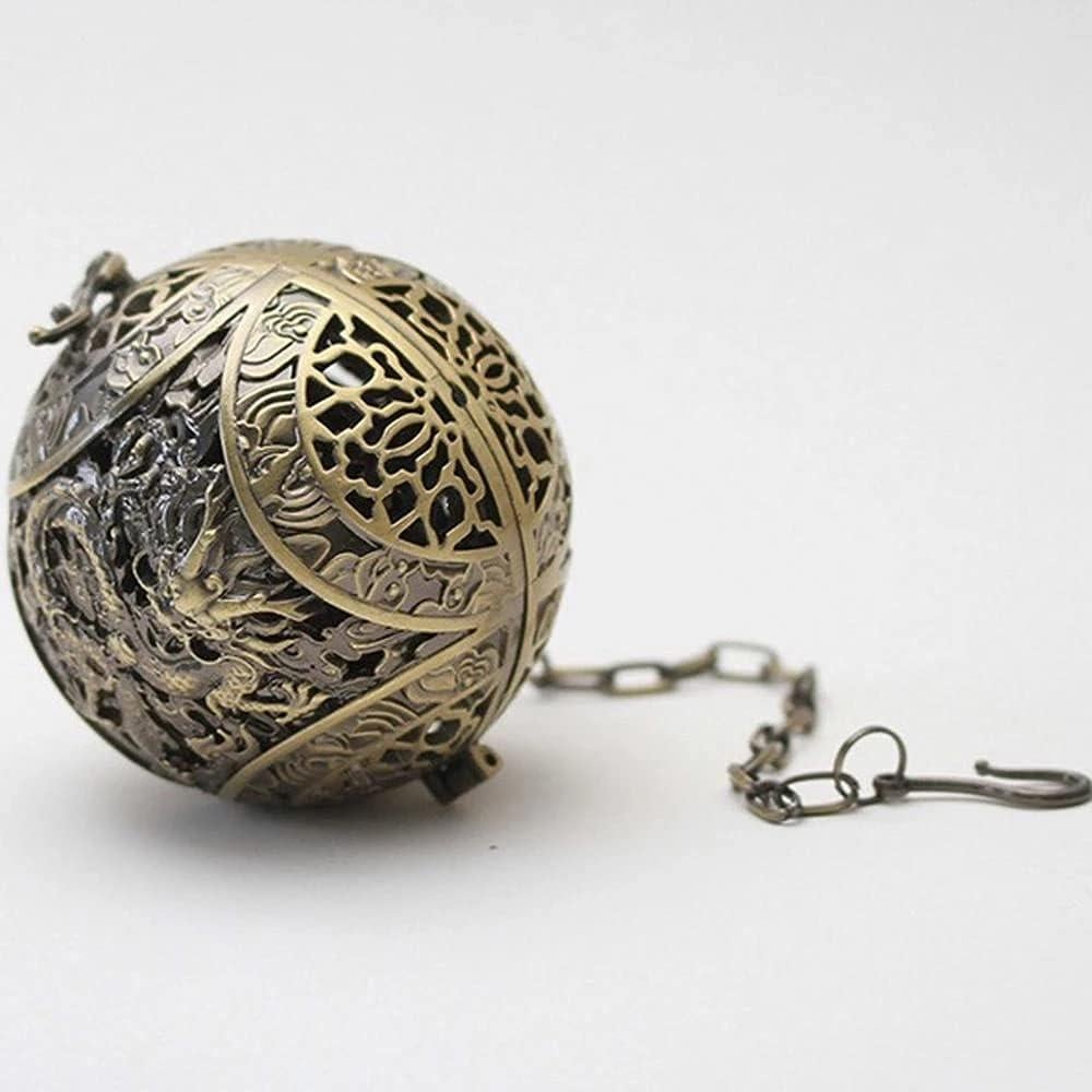 Horno de Incienso Colgante Dragón Chino ZXJJ 28.5cm Metal