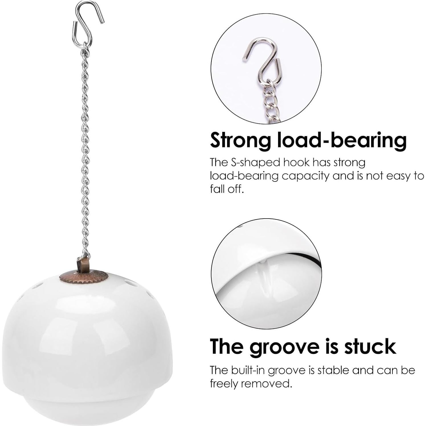 Quemador de Incienso Colgante Cerámica HannaFires 7.87cm