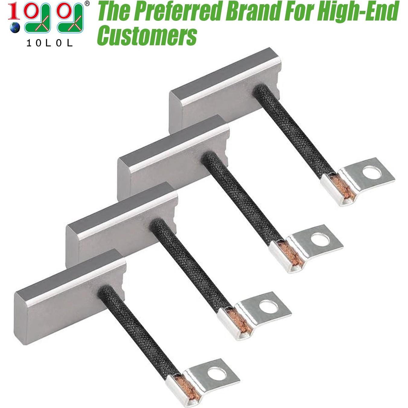 Kit de 4 cepillos de generador de arranque 10L0L para carrito de golf