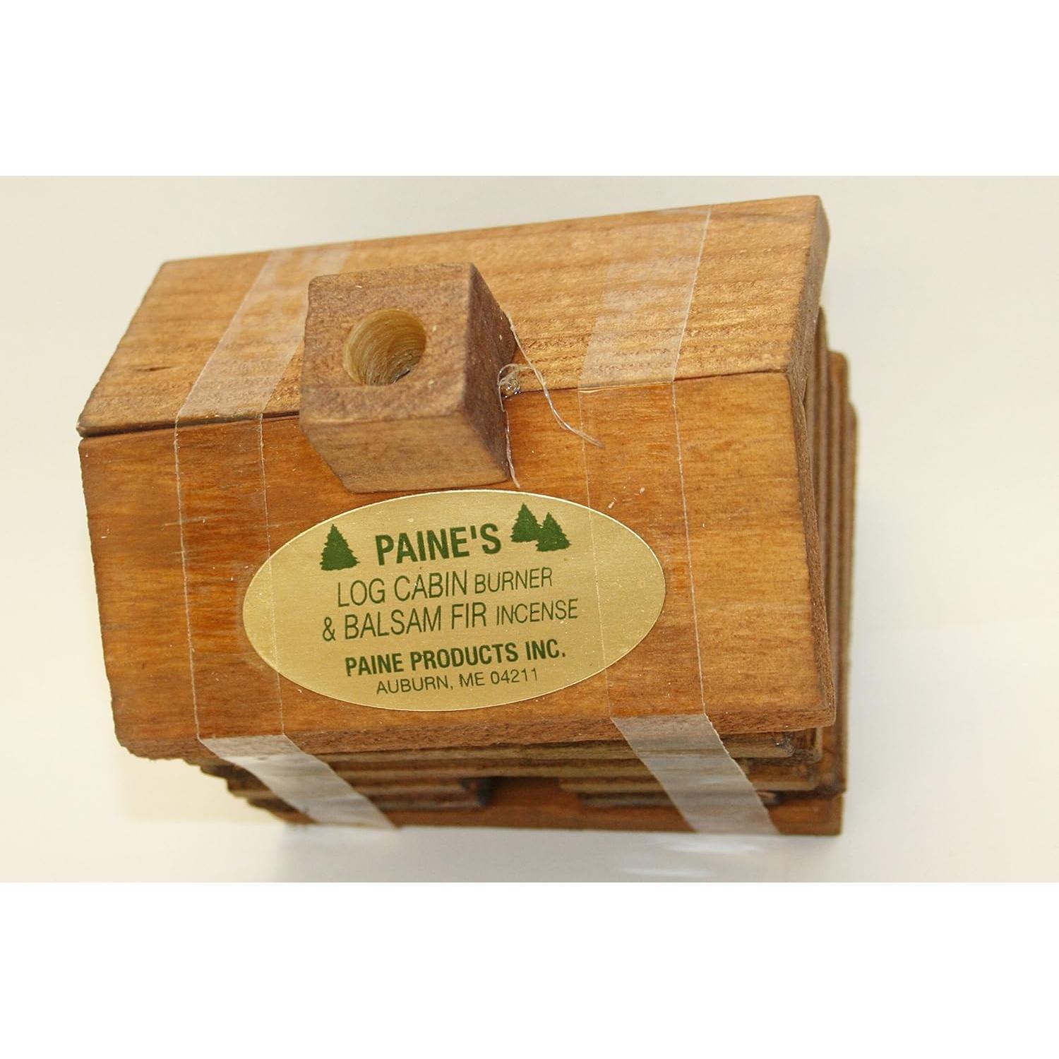 Estufa de Incienso Cabaña de Troncos Paine 8.89x7.62 cm