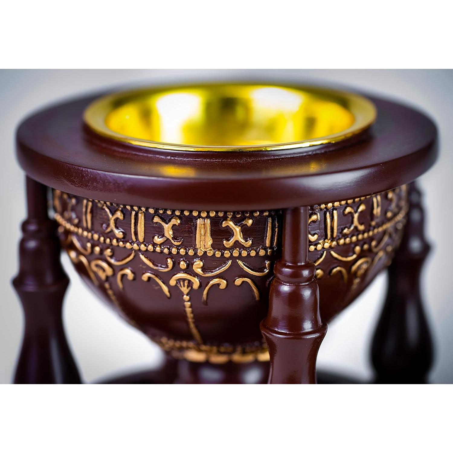 Quemador de Incienso de Carbón AM Lux4P - Resina Marrón