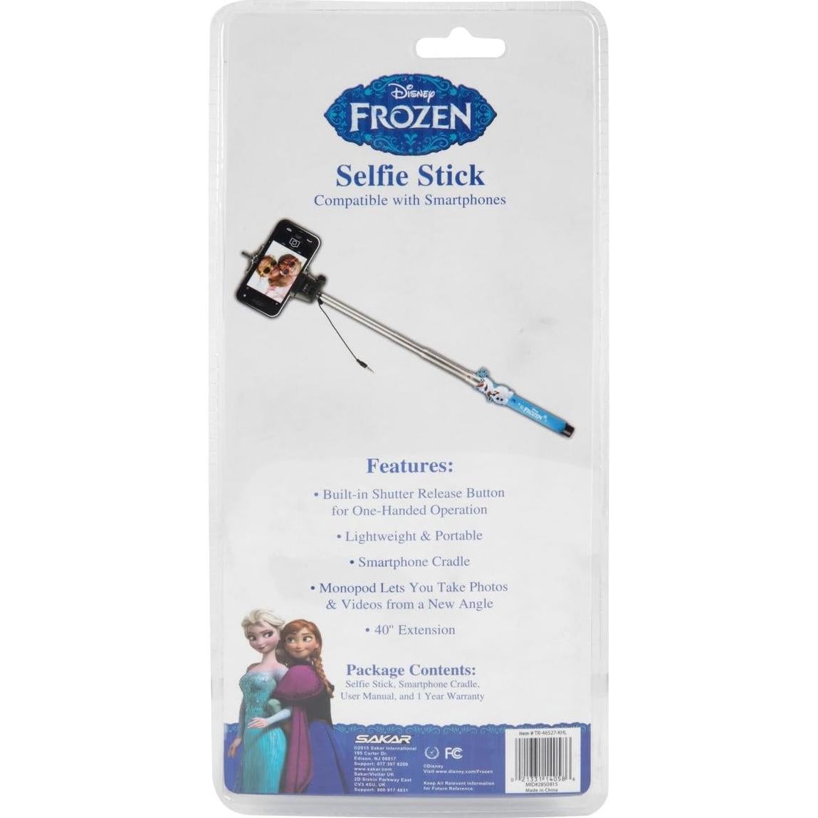 Palo de Selfie Sakar Frozen TR-46027 con Disparador Cable