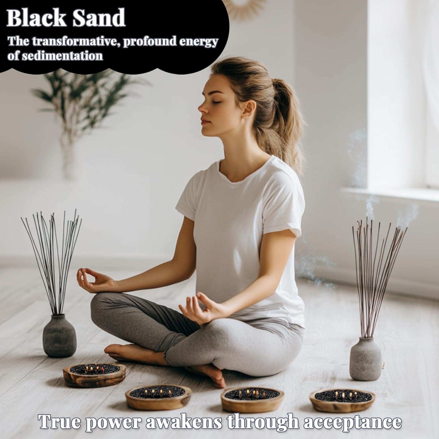 Arena Negra Fina Rainflow 425 g para Manualidades y Decoración