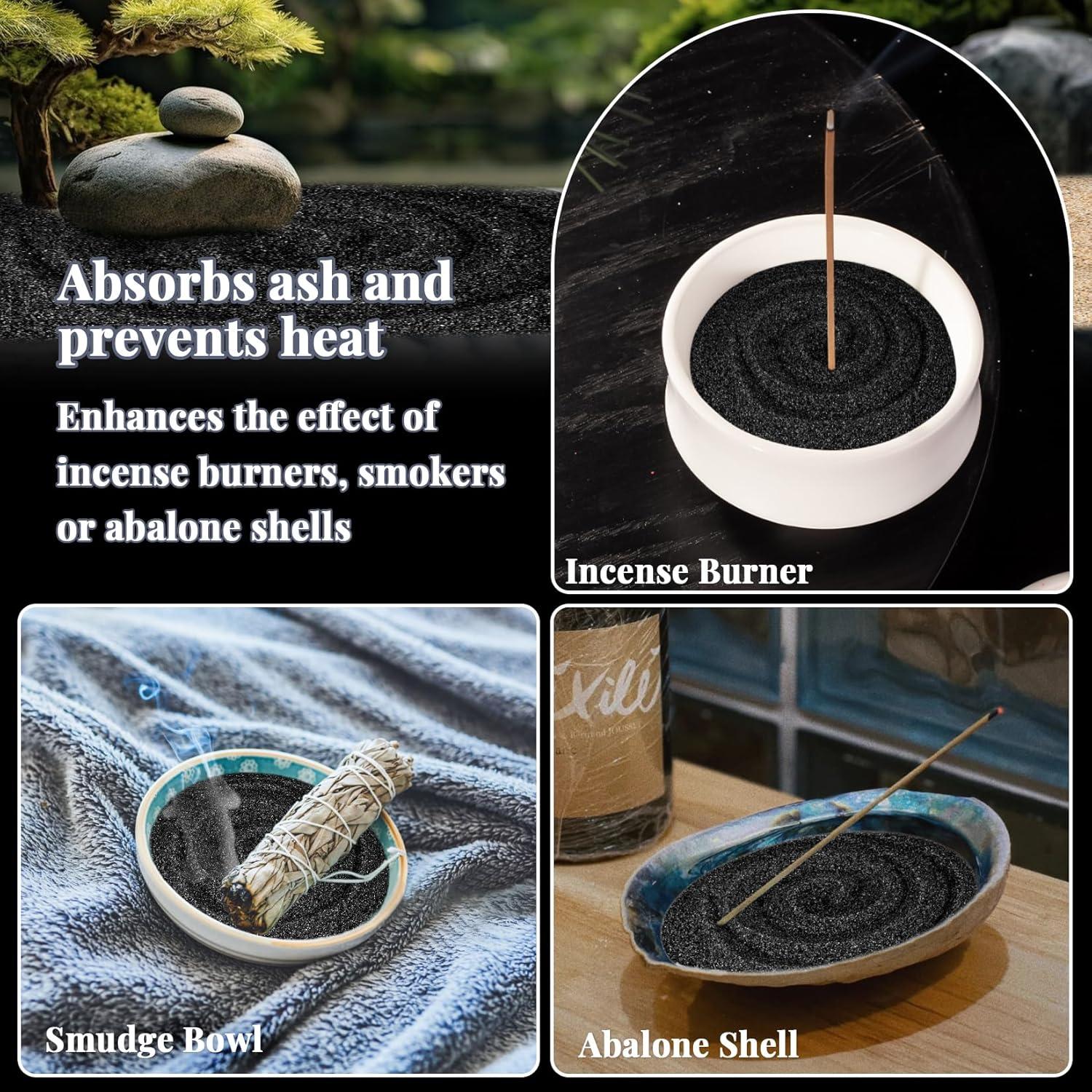 Arena Negra Fina Rainflow 425 g para Manualidades y Decoración