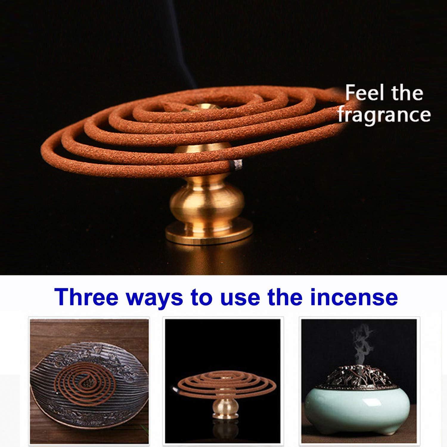 Incienso en Espirales LZWIN de Sándalo Natural 48 Piezas