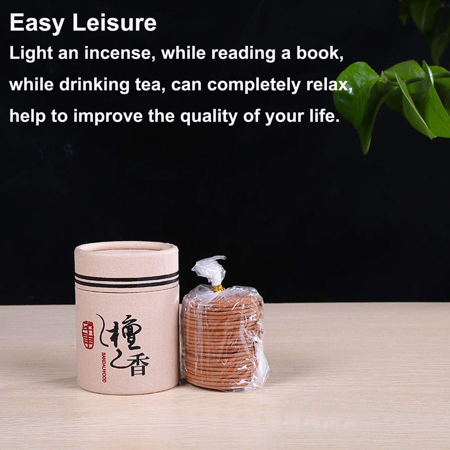 Incienso en Espirales LZWIN de Sándalo Natural 48 Piezas