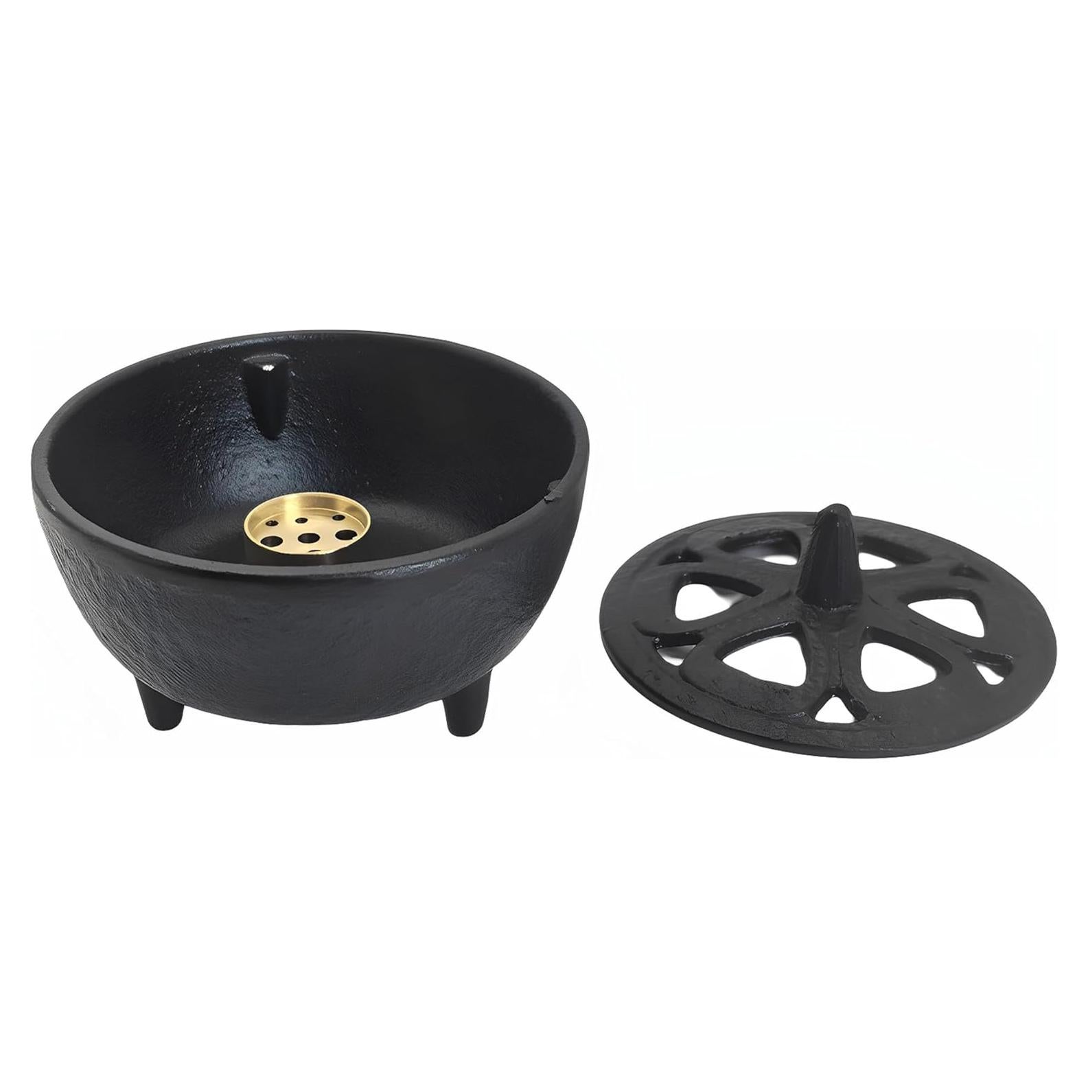 Soporte para Incienso SECHUDO de Hierro Fundido Negro 8.89cm