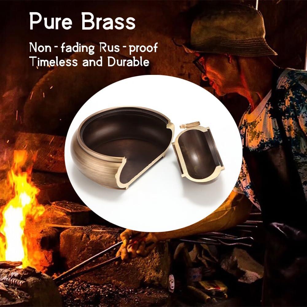 Soporte para Incienso URFEEL de Latón Dorado 8.49 cm