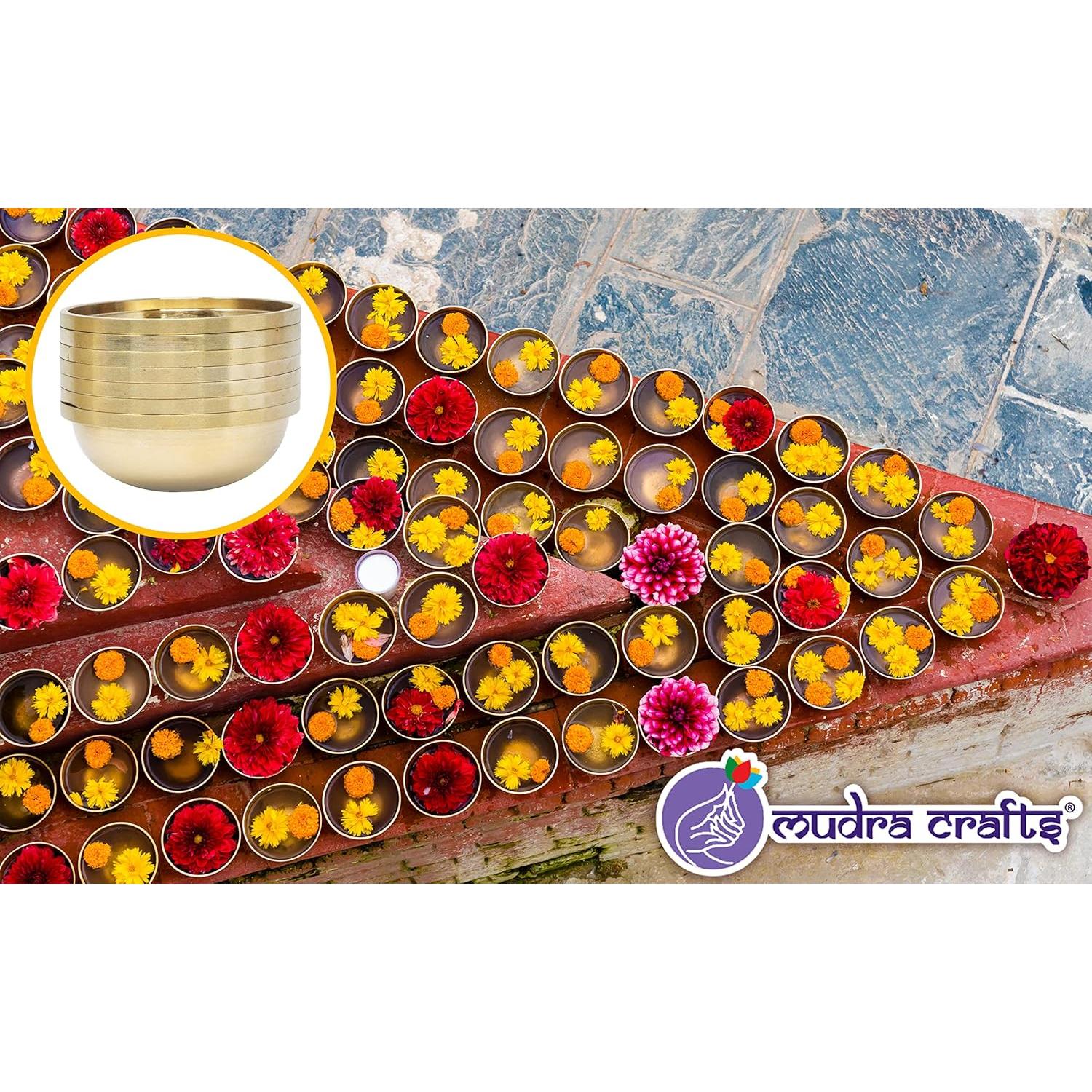 Juego de 7 Cuencos de Ofrecimiento Budistas Mudra Crafts 7 cm