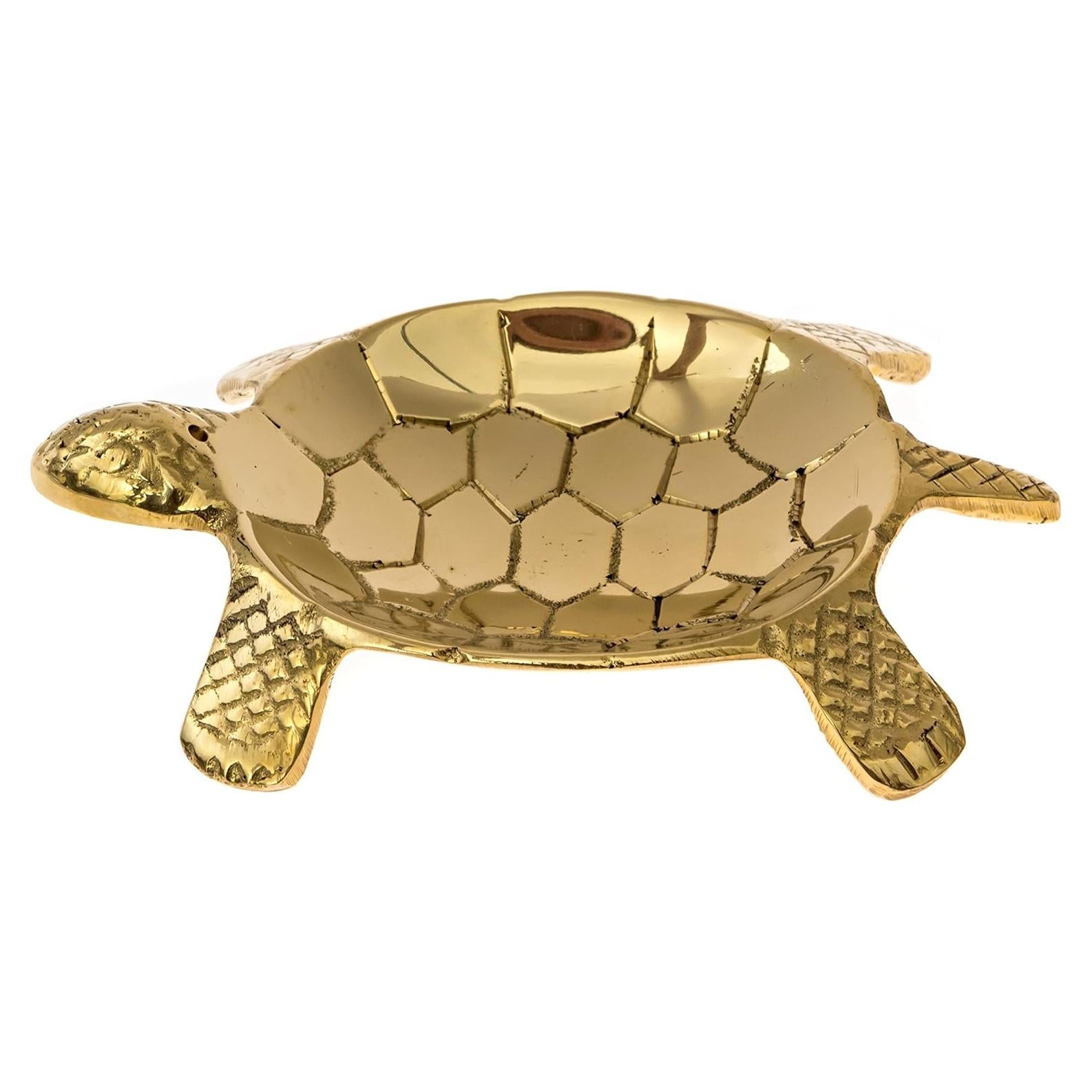 Soporte de Incienso Tortuga Latón 12.06 cm Alternative Imagination