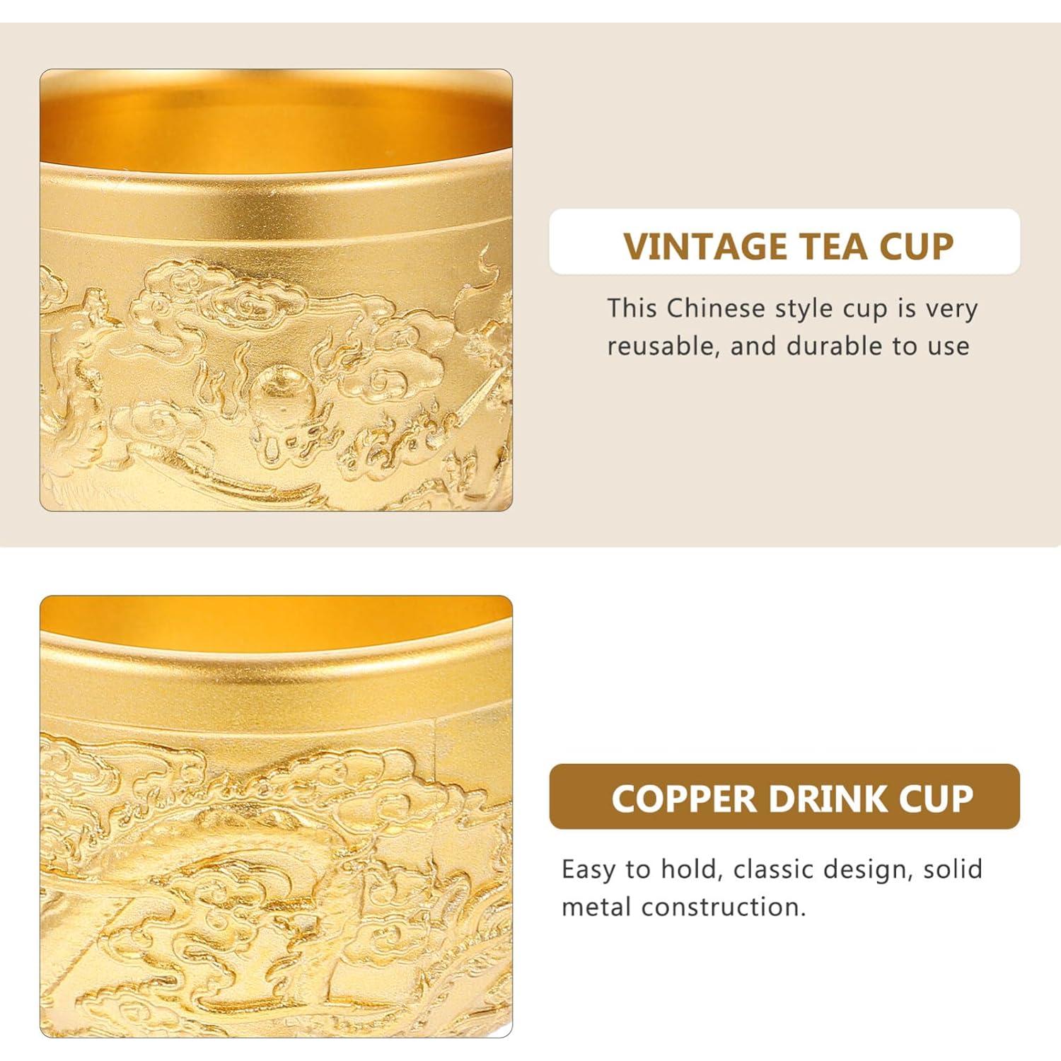 Cuencos de Ofrecimiento de Agua Budista PRETYZOOM 2pcs Latón