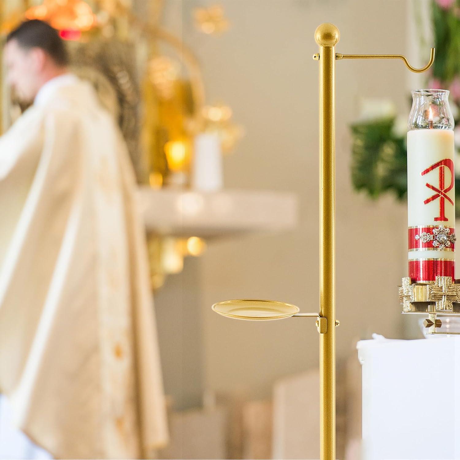 Soporte de Censores Cristianos Dorado 127 x 27 cm MorningRo