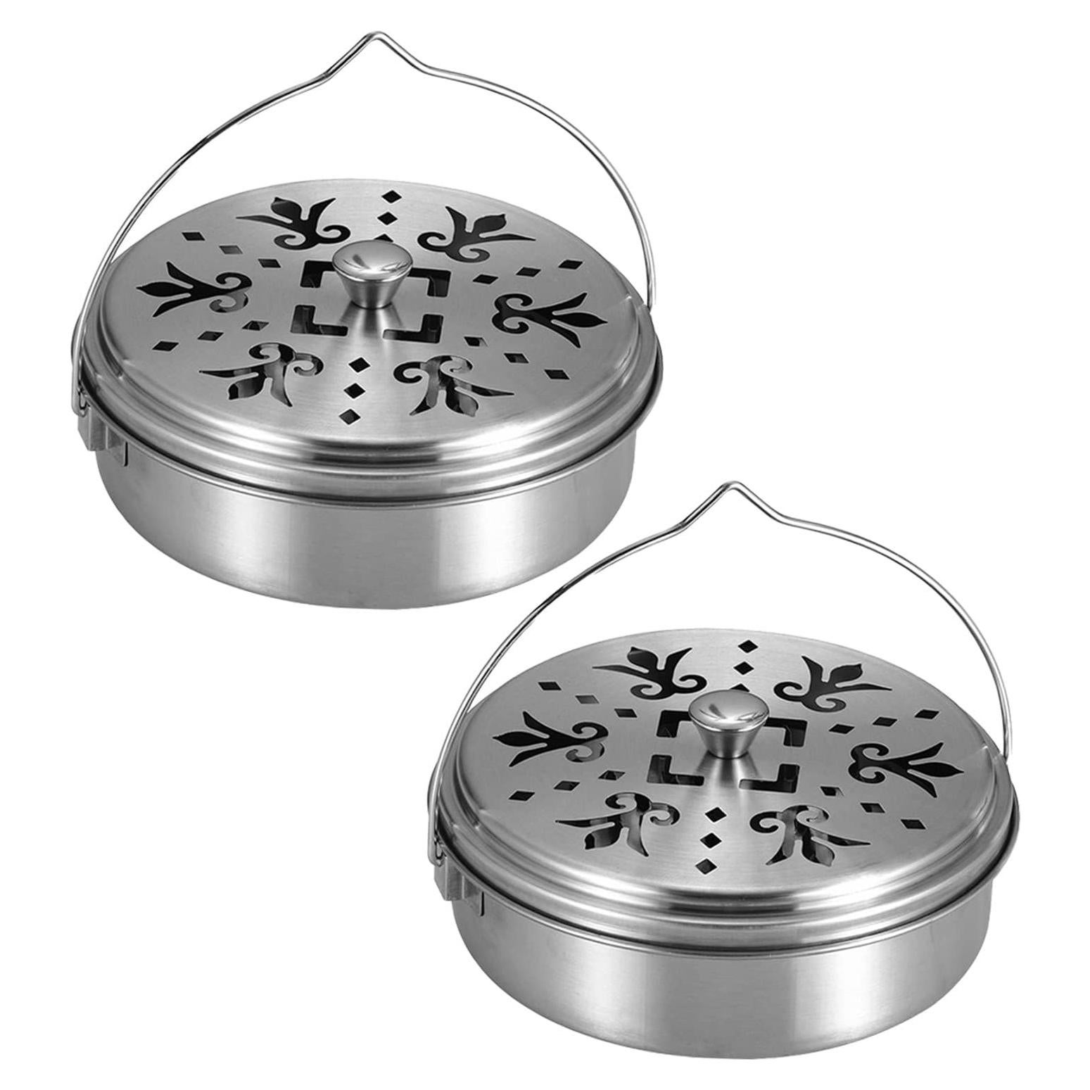 Soporte Portátil para Espirales de Mosquitos Wetoowin Plata