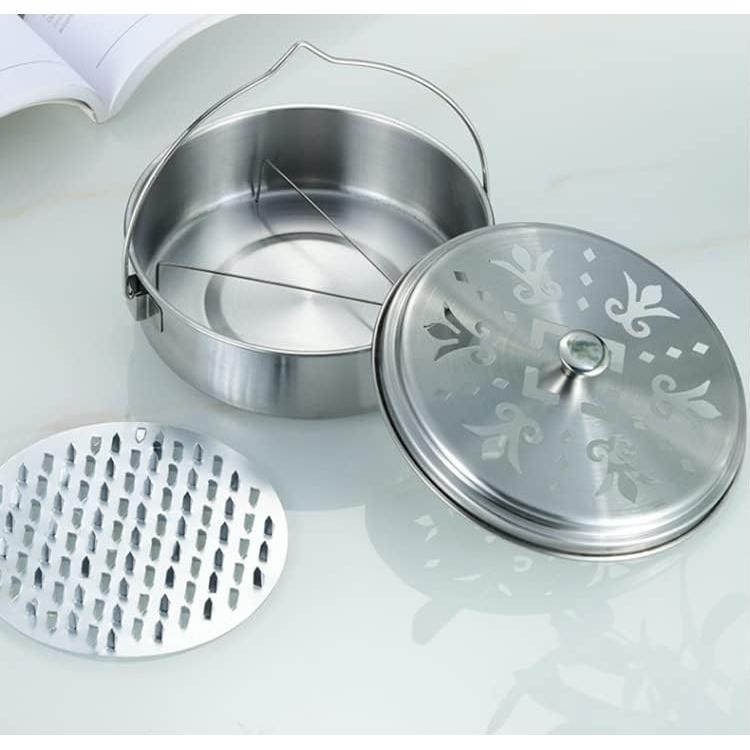 Soporte Portátil para Espirales de Mosquitos Wetoowin Plata