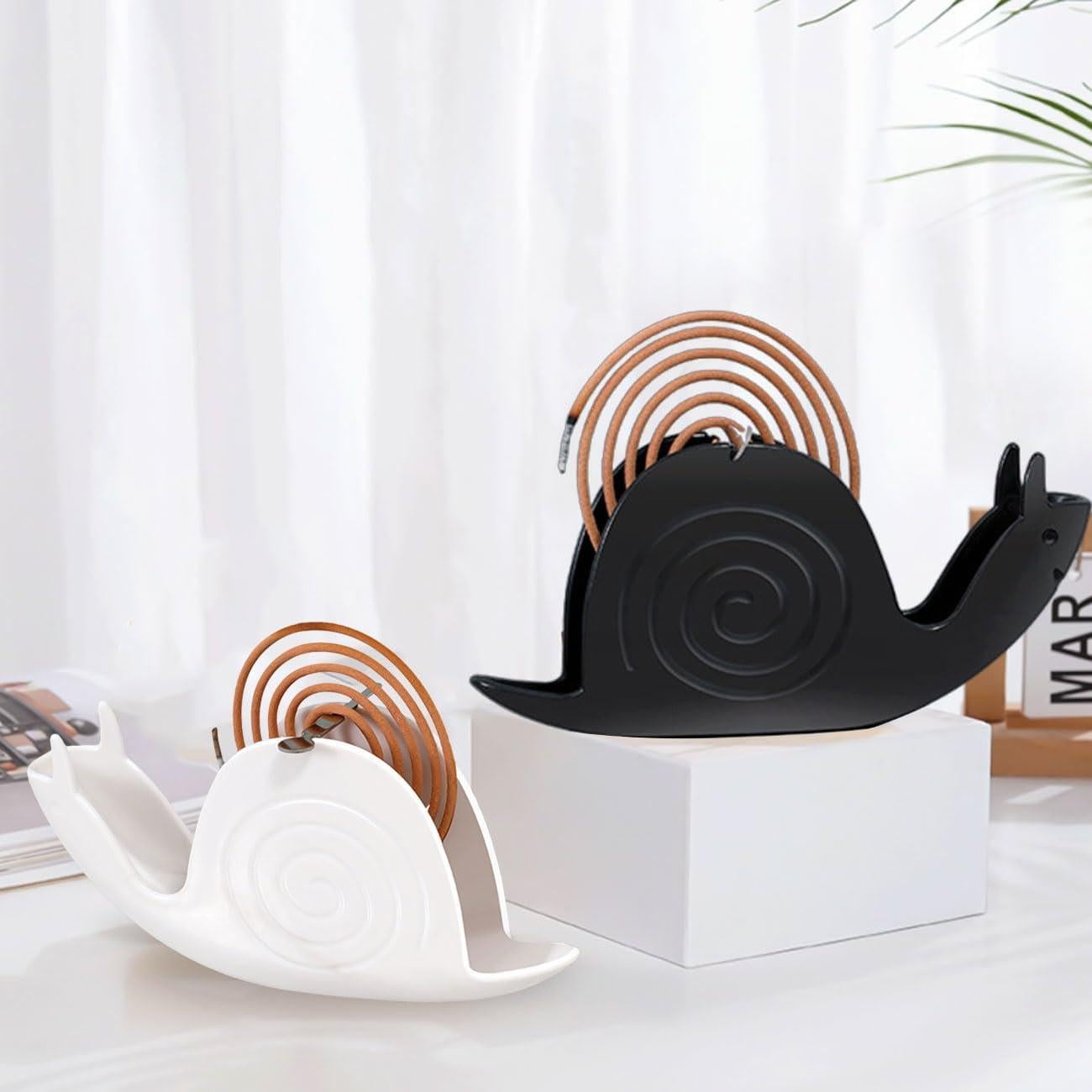 Soporte para espirales de mosquito TONGZHIY Negro 11.4cm