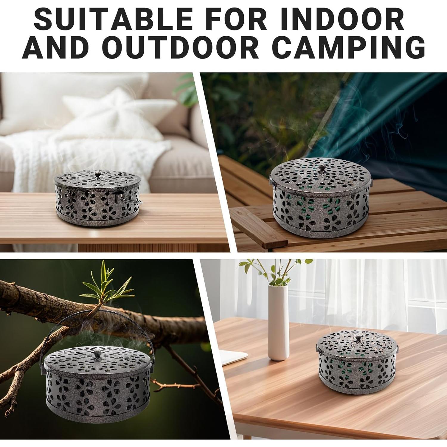 Soporte para Espirales de Mosquito GVOPGIDES Bronce 14x6.1cm