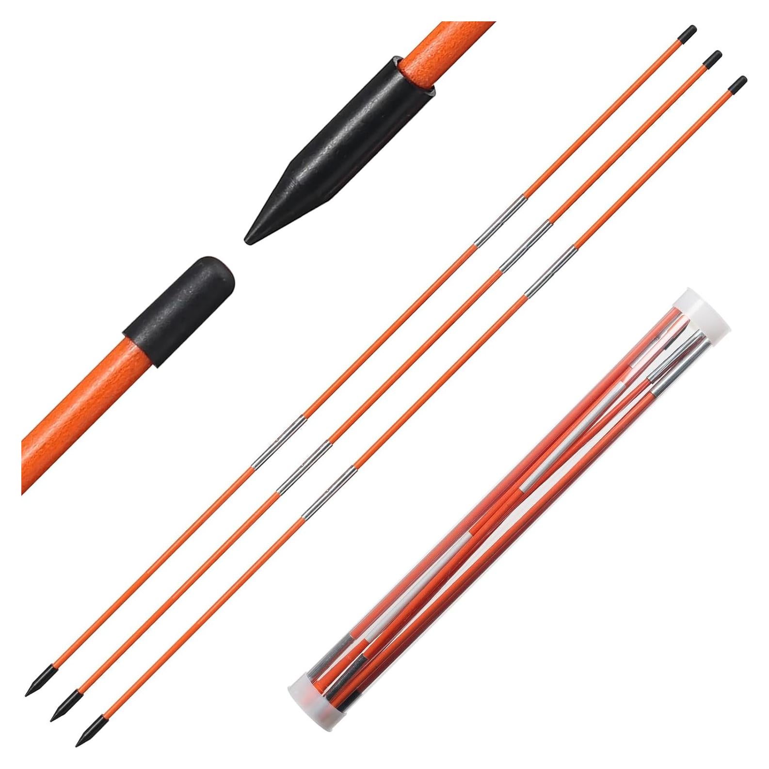 Palos de Alineación de Golf Dittoven Plegables 121.92 cm - 3 Piezas