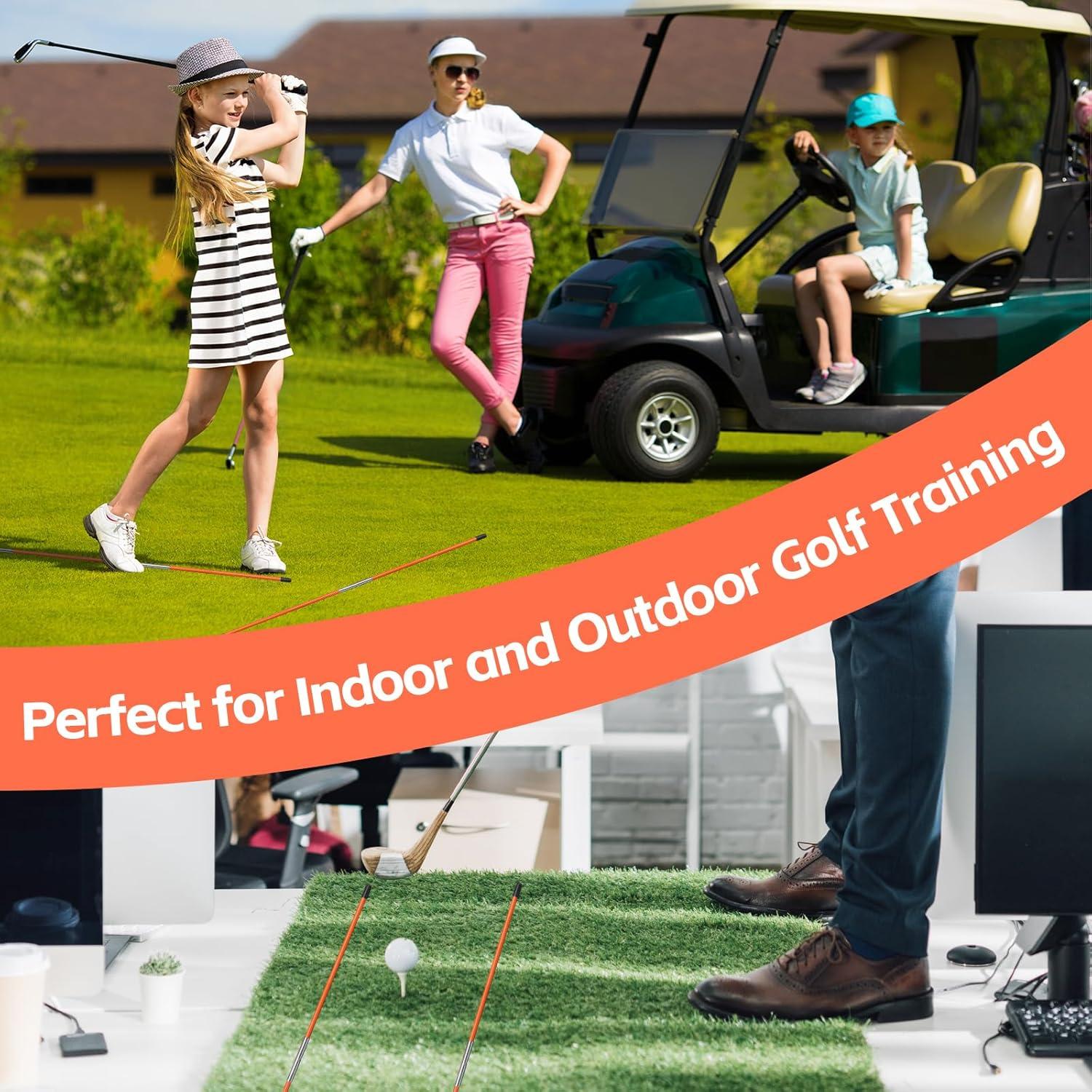 Palos de Alineación de Golf Dittoven Plegables 121.92 cm - 3 Piezas