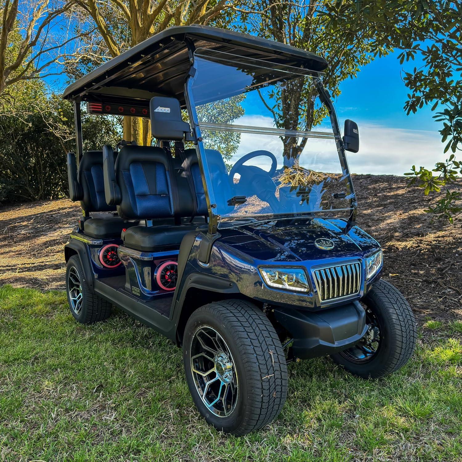 Parabrisas Plegable Red Dot para Carro de Golf Evolution D5