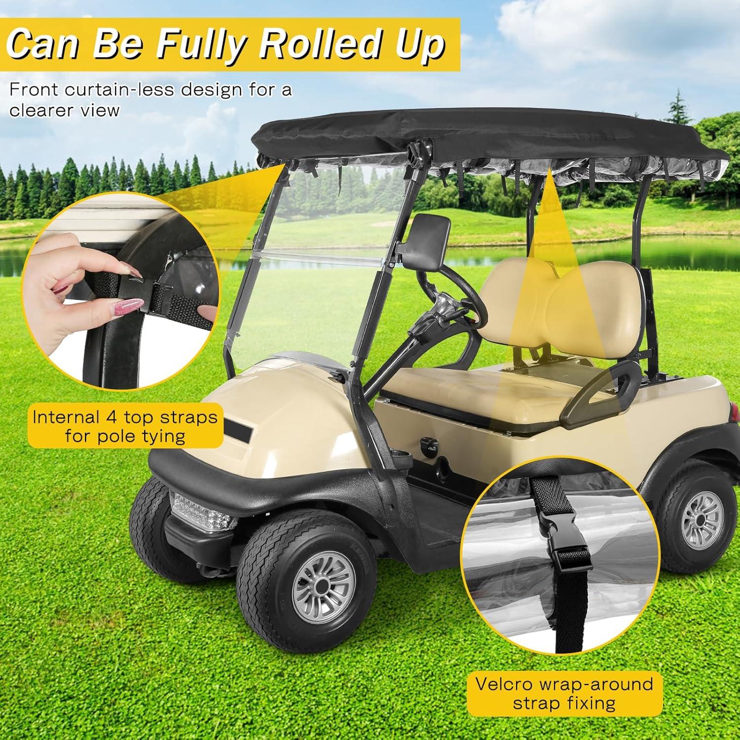 Cubierta para Carrito de Golf SANXIACAR 2 Pasajeros Negra