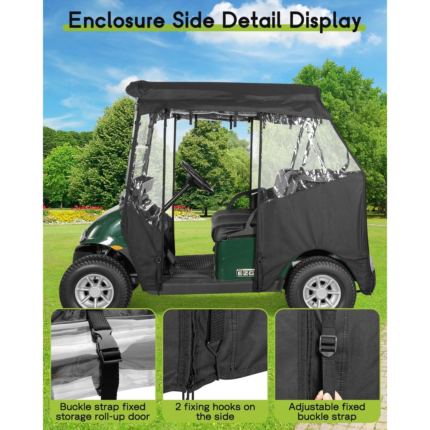 Cubierta de Carrito de Golf WEIMELL para EZGO RXV 2 Pasajeros