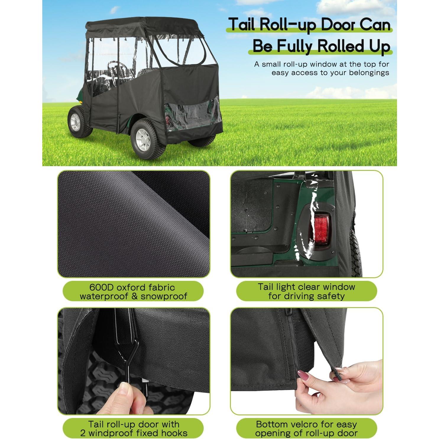 Cubierta de Carrito de Golf WEIMELL para EZGO RXV 2 Pasajeros