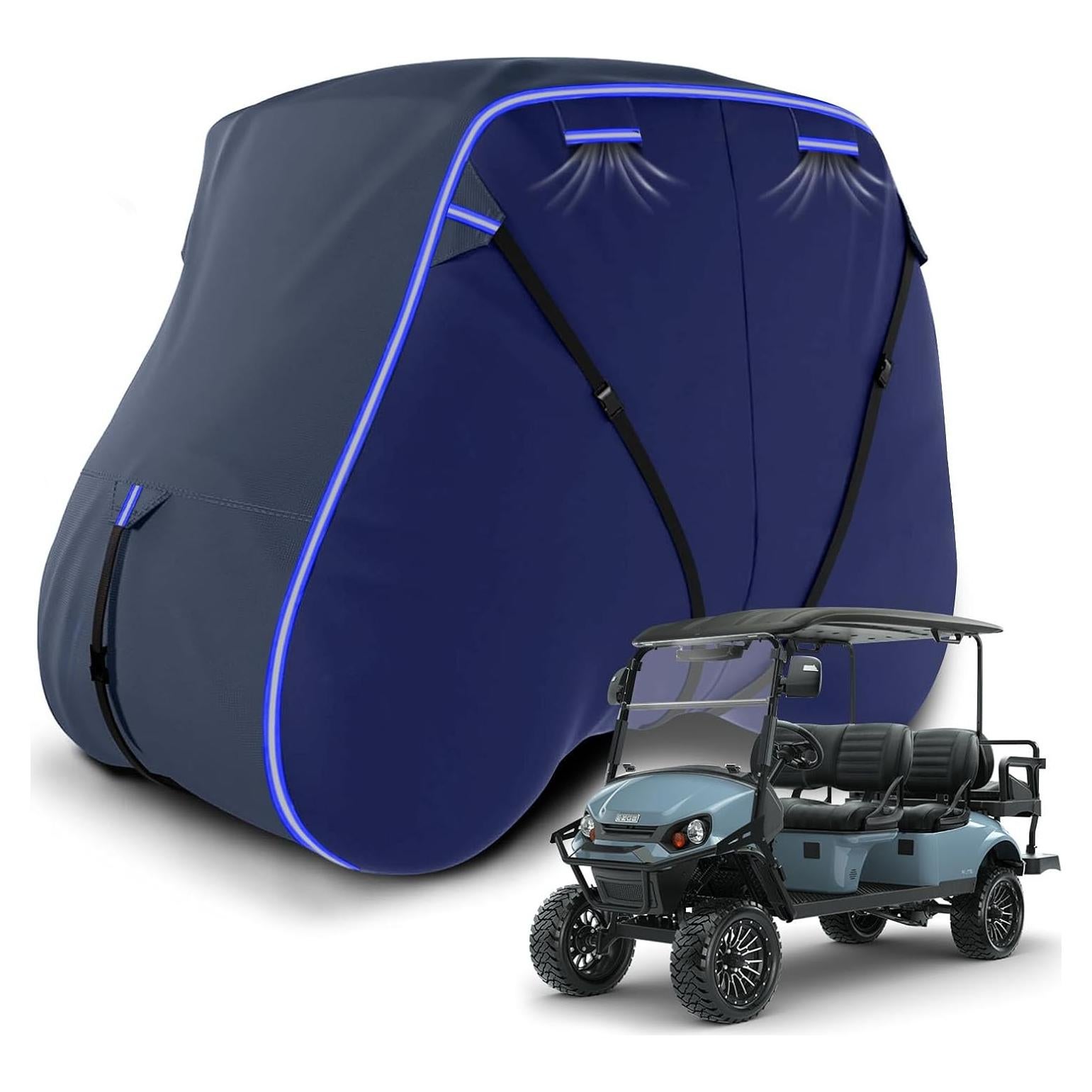 Cubierta para Carro de Golf Dasmiro 4+2/6 Pasajeros Impermeable