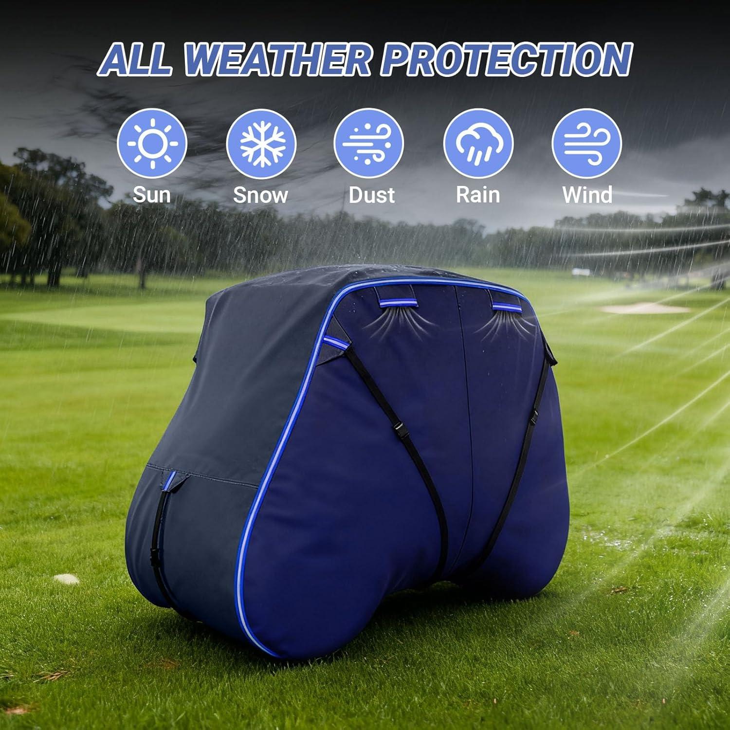Cubierta para Carro de Golf Dasmiro 4+2/6 Pasajeros Impermeable