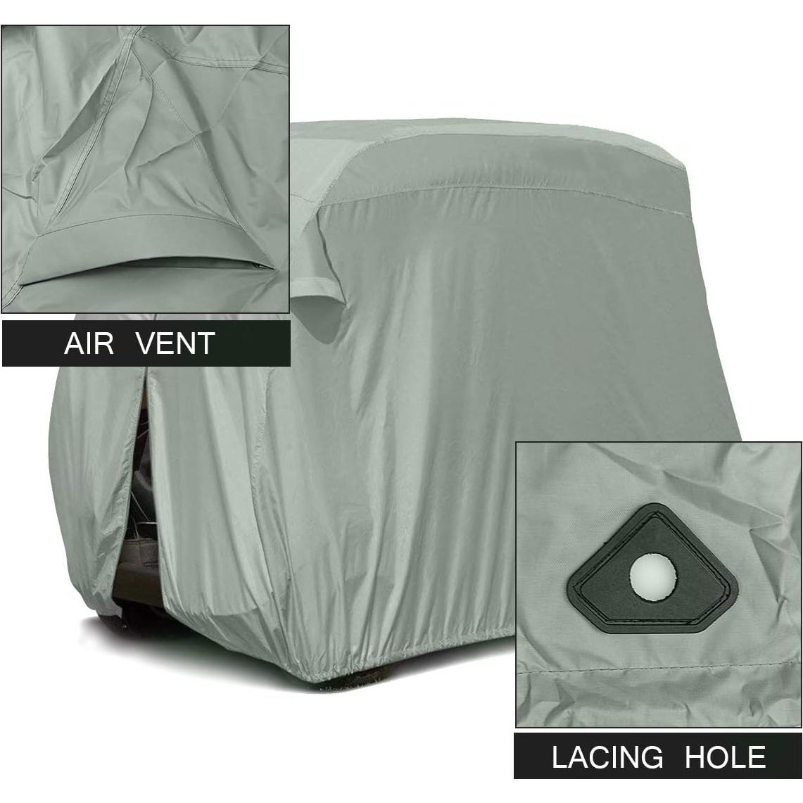 Funda de Carro de Golf Moveland 300D Gris para 4 Pasajeros