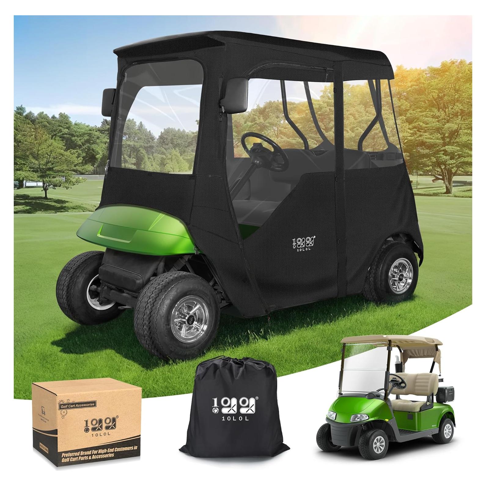 Cubierta para Carro de Golf 10L0L EZGO TXT RXV 2 Pasajeros 600D