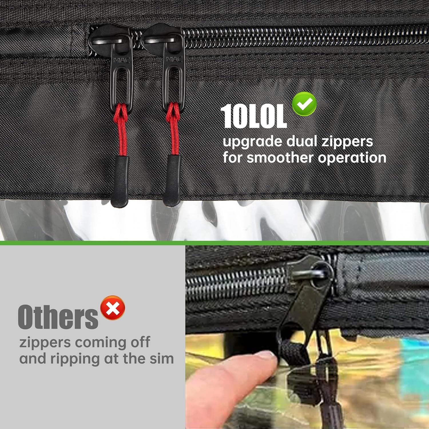 Cubierta para Carro de Golf 10L0L EZGO TXT RXV 2 Pasajeros 600D