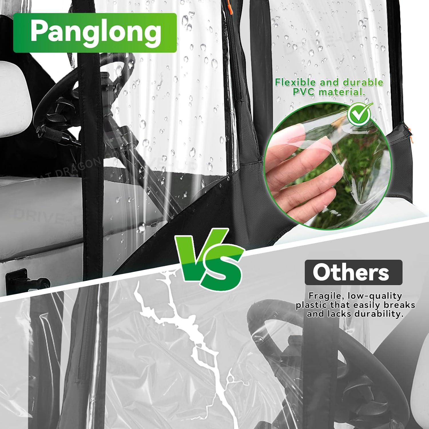 Cubierta de Lluvia Panglong para Carrito EZGO TXT RXV 2 Pasajeros
