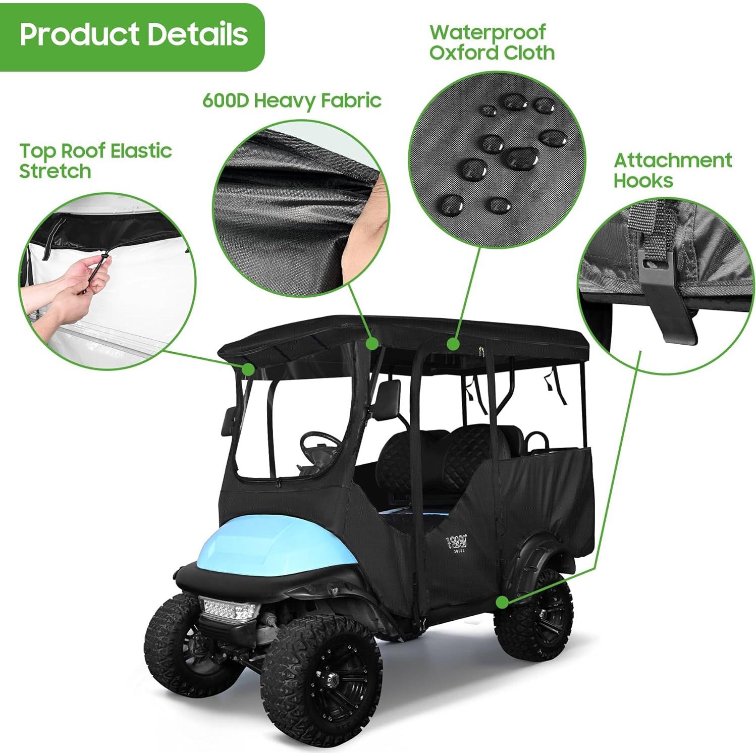 Cubierta de Conducción 10L0L para Carro de Golf Club Car Precedent 240 cm